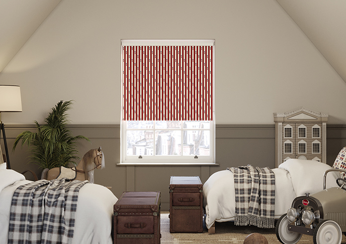 Kings Breakfast, Stripe Kingsmen - Roller Blind - Image 3